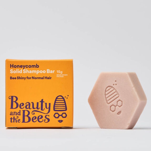Bee Shiny for Normal Hair – pH Balanced Shampoo Bar – 15g Mini