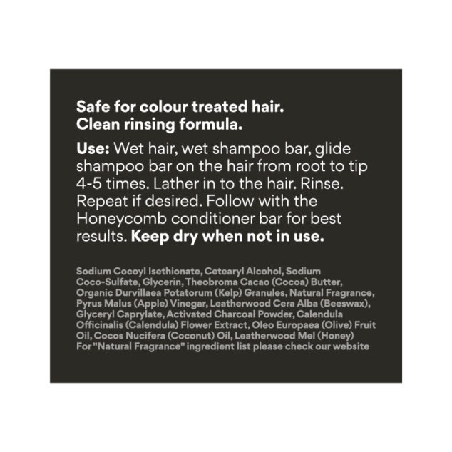 Bee Healthy Scalp Scrub - pH Balanced Shampoo Bar for a healthy scalp