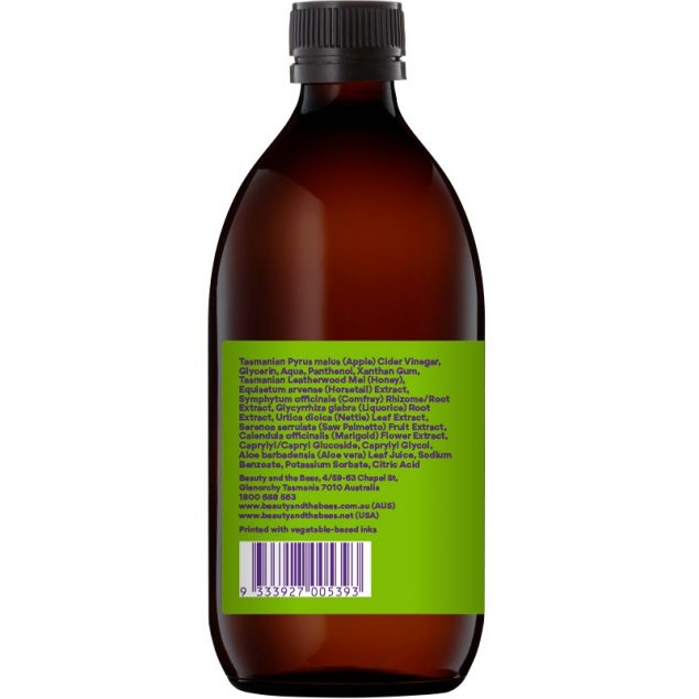 Apple Cider Vinegar Hair + Scalp Saviour Gel ingredients