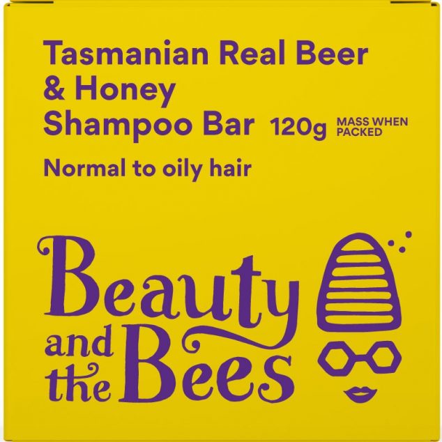 Tasmanian Real Beer & Honey Shampoo Bar (Unscented)