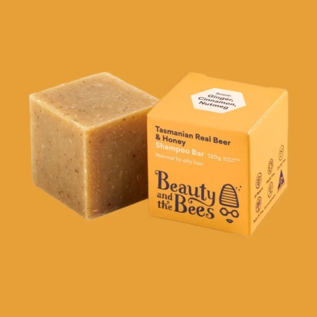 Tasmanian-Real-Beer-Honey-Ginger-cinnamon-nutmeg-Shampoo-Bar
