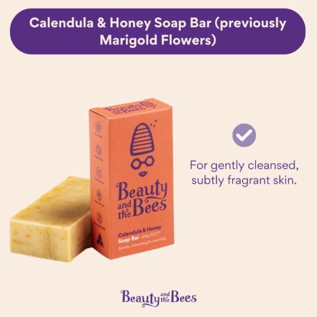 Calendula & Honey Soap Bar (previously Marigold Flowers)