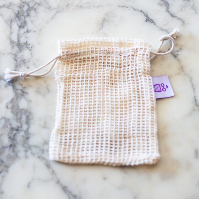 100% Natural Organic Cotton Mesh Soap Saver Bag