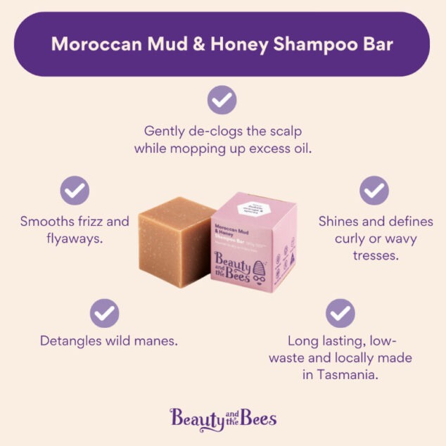 Moroccan Mud & Honey Shampoo Bar