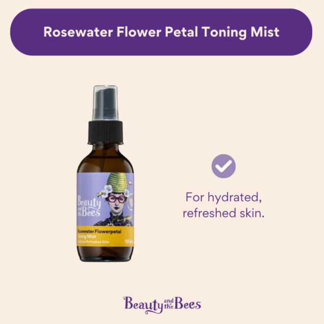 Rosewater Flower Petal Toning Mist