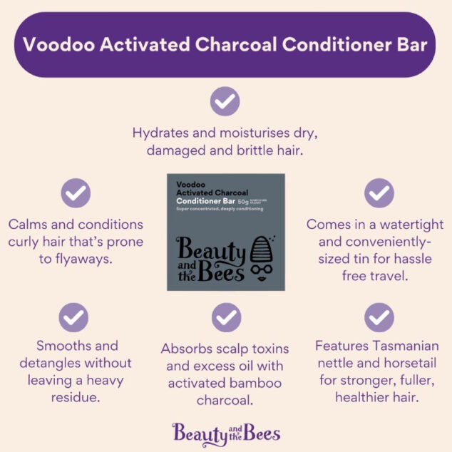 Voodoo Activated Charcoal Conditioner Bar